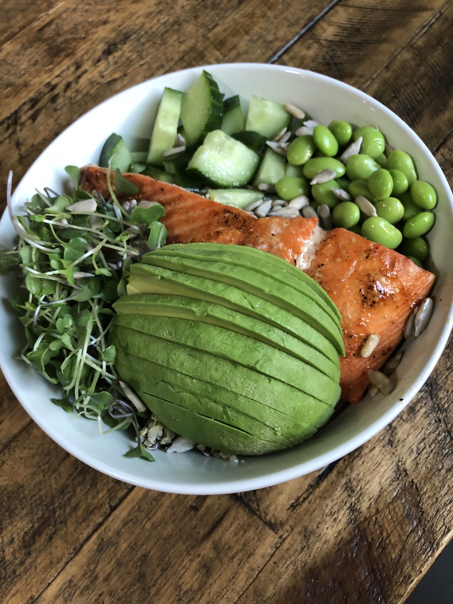 Honey Glazed Salmon Bowl