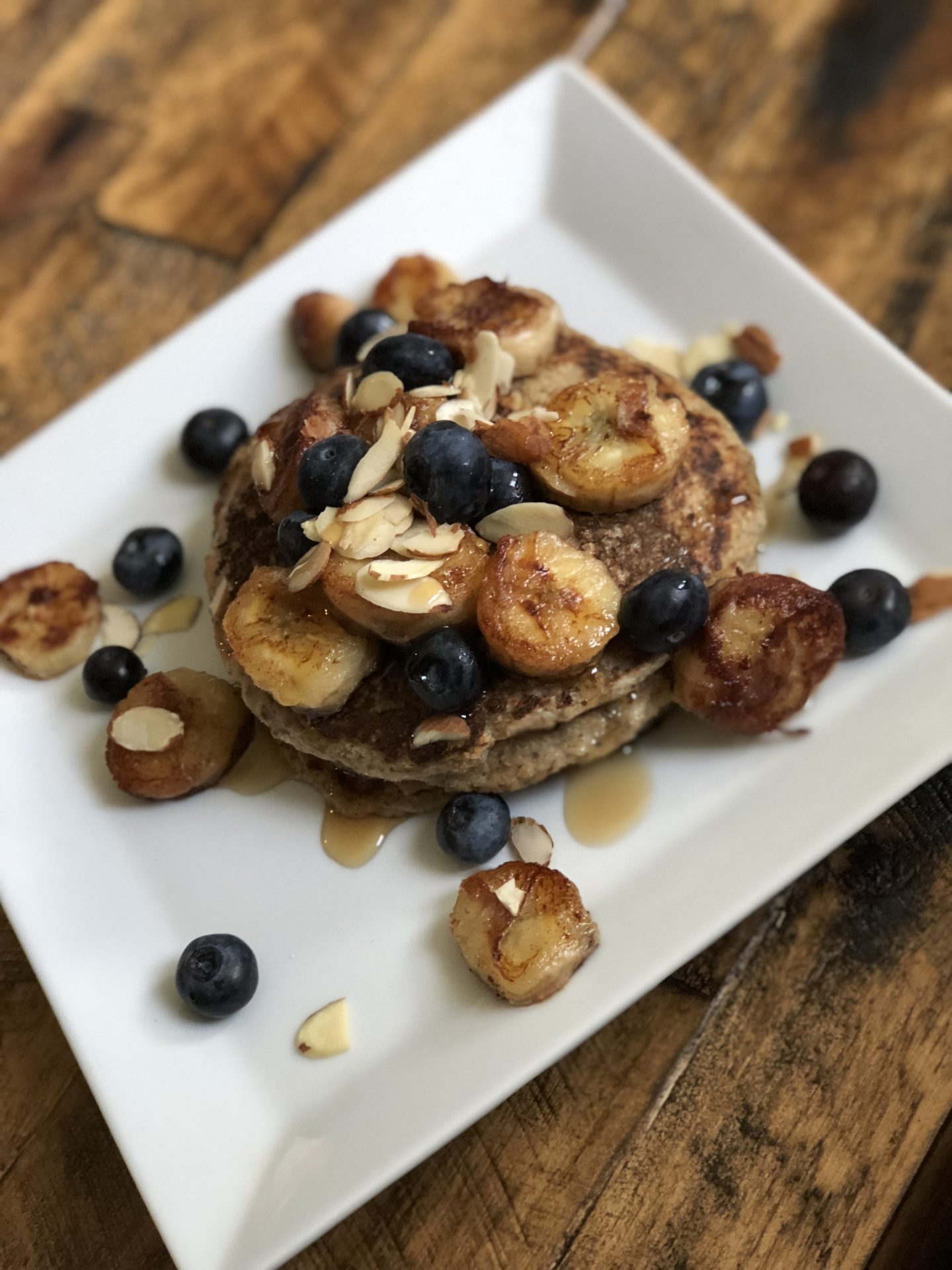 Oatmeal Pancakes (Vegan Substitute Also Included)